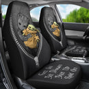 Groot Hold Baby Yoda Get In Sit Down Shut Up And Hold On Car Zipper Car Seat Covers Nearkii