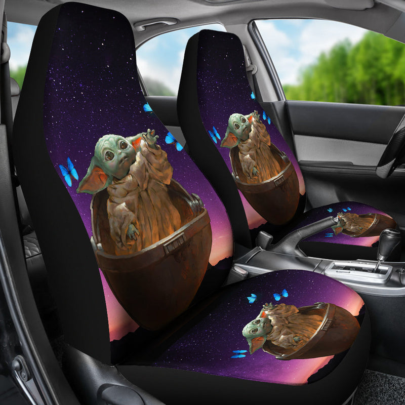 Baby Yoda Galaxy Butterfly Car Seat Covers Nearkii