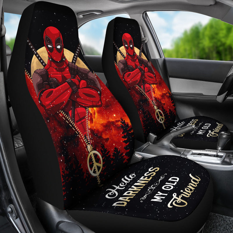 Deadpool Darkness Hippie Galaxy Zipper Premium Custom Car Seat Covers Decor Protectors Nearkii