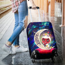 Unicorn Deadpool And Spiderman Avenger Love You To The Moon Galaxy Luggage Cover Suitcase Protector Nearkii