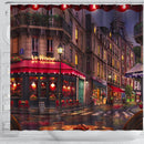 Paris Cafe Shower Curtain Nearkii
