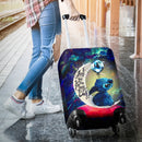 Stitch Love You To The Moon Galaxy Luggage Cover Suitcase Protector Nearkii