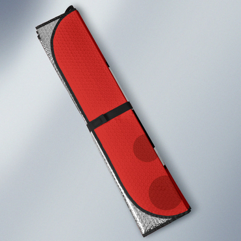 Red Slight Surprised Cartoon Eyes Car Auto Sunshades Nearkii
