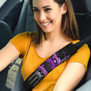 Halloween American Flag Purple Jeep Girl Car Seat Belt Cover Custom Car Accessories Nearkii