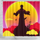 Jujutsu Kaisen Sukuna Shower Curtain Nearkii