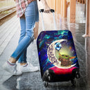 Baby Yoda Love You To The Moon Galaxy Luggage Cover Suitcase Protector Nearkii