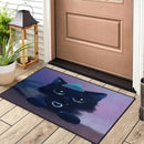 Cute Kitty Cat Digital Art Doormat Nearkii