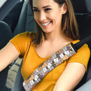 Cat Head Cute Premium Custom Car Seat Belt Covers Nearkii