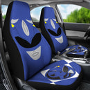 Mighty Morphin Power Rangers Blue Premium Custom Car Seat Covers Decor Protectors Nearkii