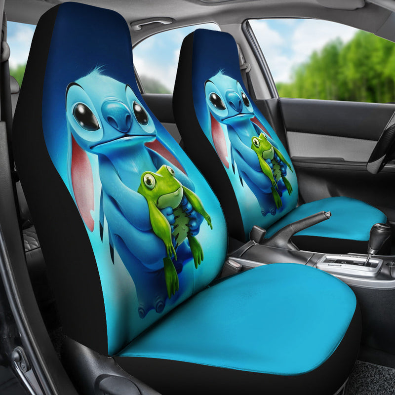 Stitch Hug Frog Cute Car Seat Cover Nearkii