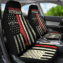 Best Us Navy Submarine Veteran Usa Flag Vintage Premium Custom Car Seat Covers Decor Protector Nearkii