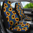 Best New Sunflower Pattern Premium Custom Car Seat Covers Decor Protector Nearkii