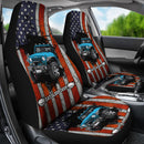 Eat Sleep Jeep Blue Premium Custom Car Seat Covers Decor Protectors Nearkii