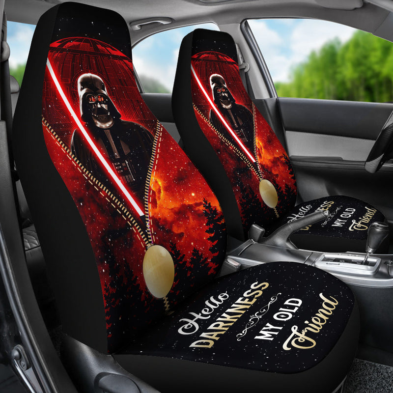 Red Darth Vader Death Star Darkness Premium Custom Car Seat Covers Decor Protectors Nearkii