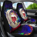 Unicorn Deadpool And Spiderman Avenger Love You To The Moon Galaxy Car Seat Covers