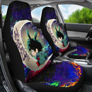 Deku My Hero Academia Anime Love You To The Moon Galaxy Car Seat Covers