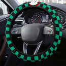 Tanjiro Demon Slayer Premium Car Steering Wheel Cover Style 1 Nearkii
