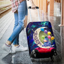 Eeyore Winnie The Pooh Love You To The Moon Galaxy Luggage Cover Suitcase Protector Nearkii