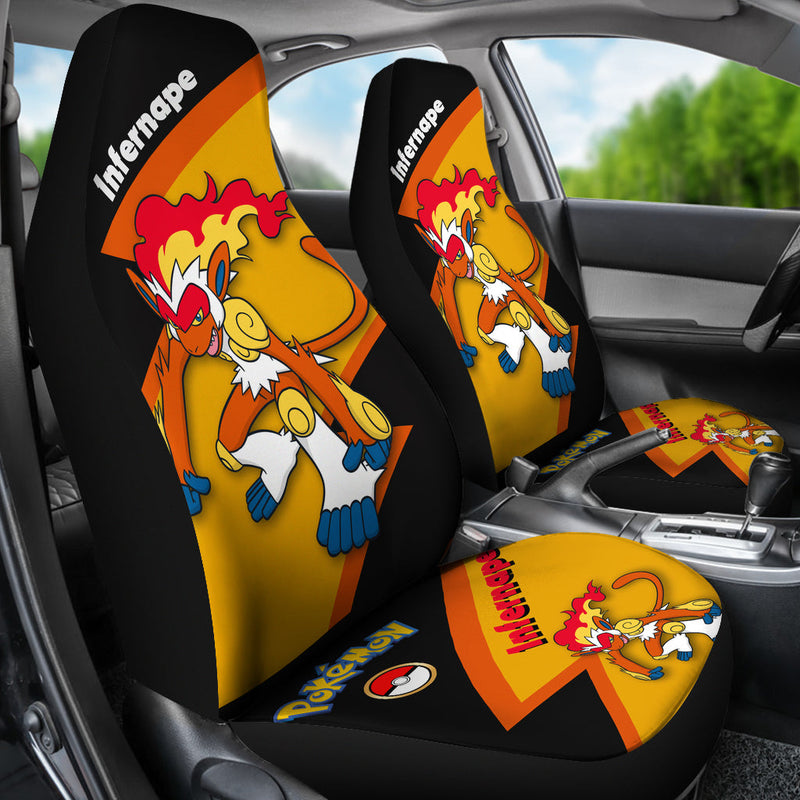 Infernape Pokemon Premium Custom Car Seat Covers Decor Protectors Nearkii
