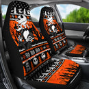 Nightmare Before Christmas Orange Premium Custom Car Seat Covers Decor Protectors Nearkii