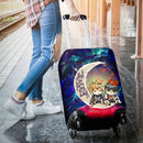 Hinata And Tobio Haikyuu Love You To The Moon Galaxy Luggage Cover Suitcase Protector Nearkii