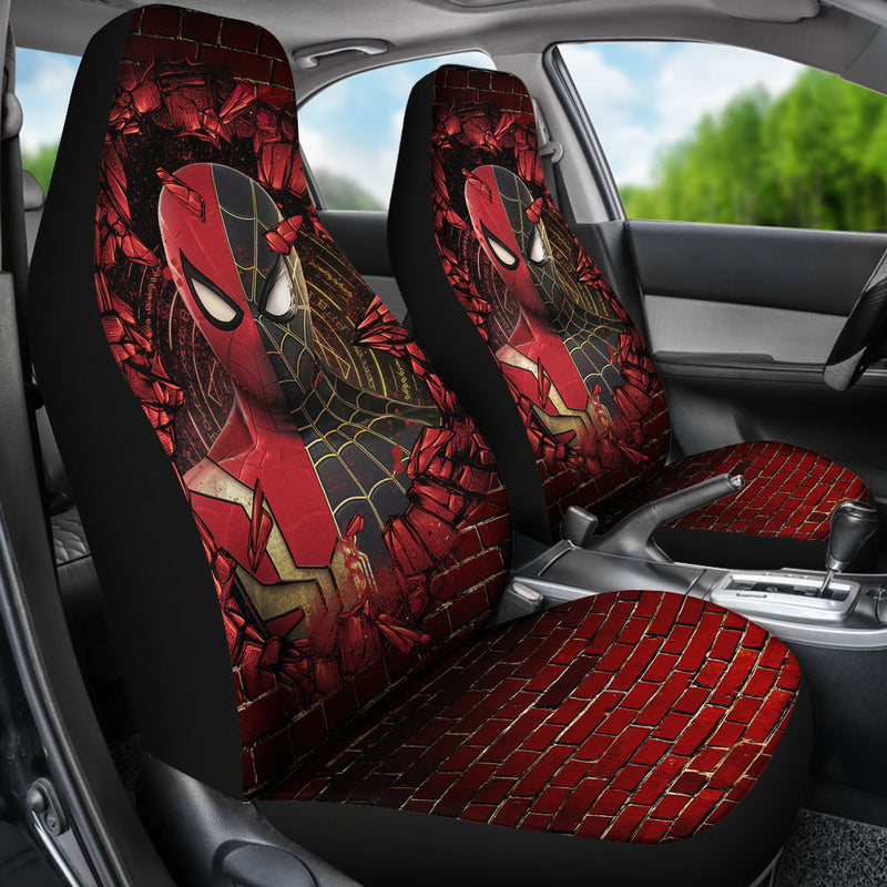 Spider Man Break Wall Car Seat Covers Nearkii