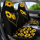 Best Butterfly You Are My Sunshine Sunflower Seat Covers Car Decor Car Protector Nearkii