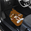 M&M's Candy Ice Cream Cones Chocolate Brown Car Floor Mats Funny Gift Idea Nearkii