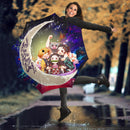 Demond Slayer Team Love You To The Moon Galaxy Umbrella Nearkii