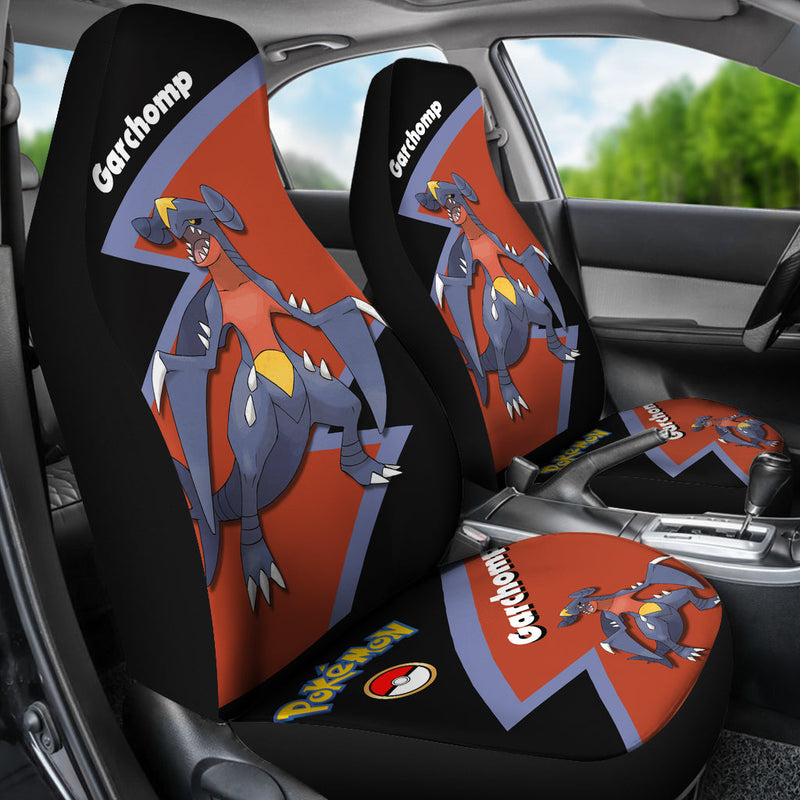 Garchomp Pokemon Premium Custom Car Seat Covers Decor Protectors Nearkii