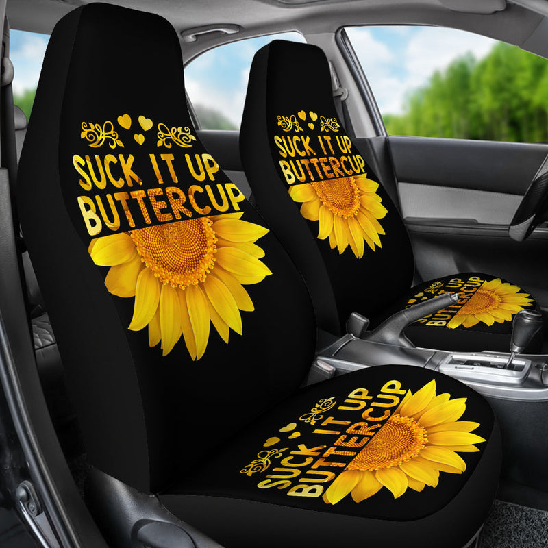 Best Sunflowers Shut It Up Premium Custom Car Seat Covers Decor Protector Nearkii