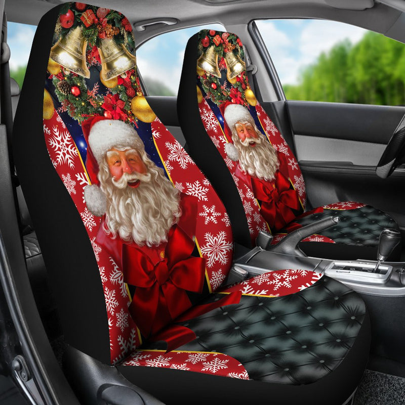Santa Claus Premium Custom Car Premium Custom Car Seat Covers Decor Protectors Decor Protector Nearkii