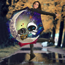 Wall - E Couple Love You To The Moon Galaxy Umbrella Nearkii