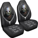 Jackson Friday The 13th Horror Get In Sit Down Shut Up And Hold On Car Zipper Car Seat Covers Nearkii