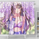 Sexy Anime Girl Under Tree Shower Curtain Nearkii