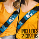 M&M's Candy Ice Cream Cones Chocolate Blue car seat belt covers Custom Car Accessories Nearkii