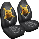 Pikachu Get In Shit Down Shut Up Hold On Zipper Car Seat Covers Nearkii