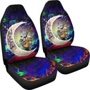 Groot Hold Baby Yoda Love You To The Moon Galaxy Car Seat Covers Nearkii