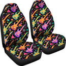 Best Watercolor Electric Guitar Premium Custom Car Seat Covers Decor Protector Nearkii