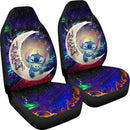 Stitch Hold Baby Yoda Love You To The Moon Galaxy Car Seat Covers Nearkii