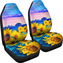 Best Painting Sunflower Hd Premium Custom Car Seat Covers Decor Protector Nearkii