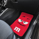 M&M Red Chocolate Front And Back Car Floor Mats Nearkii