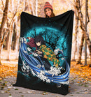 Tomioka Giyuu Demon Slayer Moonlight Premium Blanket Nearkii