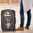 Jack Nightmare Before Christmas Ziper Luggage Cover Suitcase Protector Nearkii