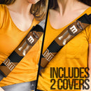M&M's Candy Ice Cream Cones Chocolate Brown Custom car seat belt covers Custom Car Accessories Nearkii