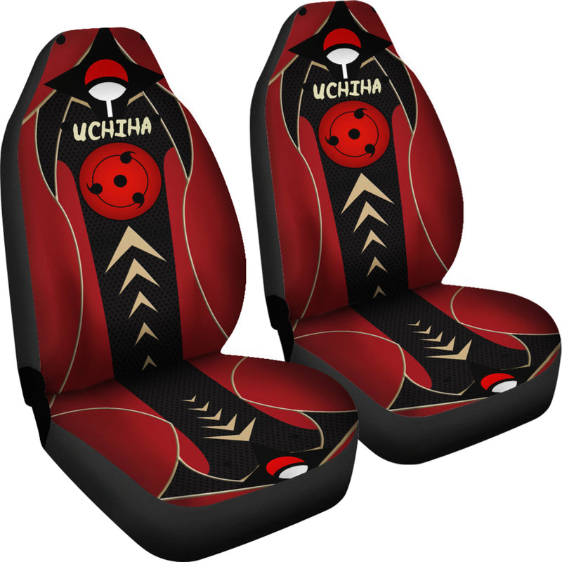 Best Uchiha Clan Sharingan Marine Style Premium Custom Car Seat Covers Decor Protector Nearkii