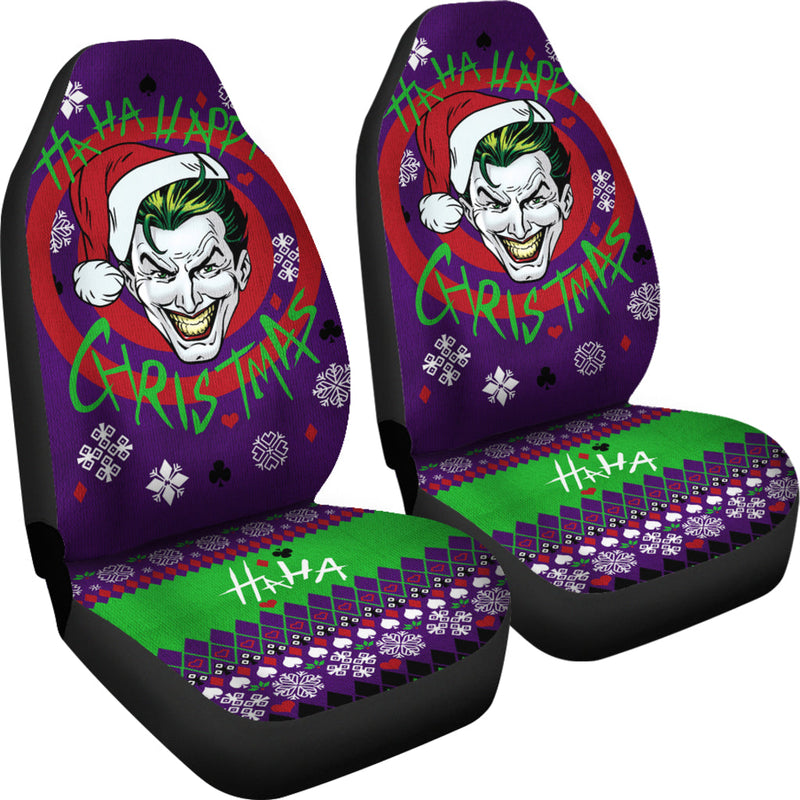 Joker Haha Christmas Premium Custom Car Seat Covers Decor Protectors Nearkii