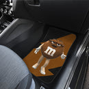 M&M's Candy Ice Cream Cones Chocolate Brown Art Car Floor Mats Funny Gift Idea Nearkii