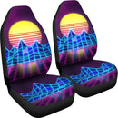 Best Cool Abstract Sun Digital Art Premium Custom Car Seat Covers Decor Protector Nearkii