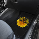 Sunflowers Shut It Up Front And Back Car Mats (Set Of 4) Nearkii
